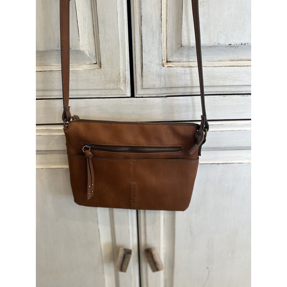 A.n.a Faux Leather Cross Body Purse Brown Small‎ - Picture 4 of 6